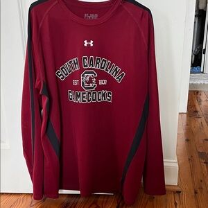 Under Armour Maroon and Black South Carolina Gamecocks Shirt